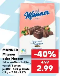 Kaufland MANNER Mignon Angebot
