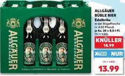 Kaufland ALLGÄUER BÜBLE BIER Edelbräu Angebot