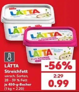 Kaufland LÄTTA Streichfett Angebot