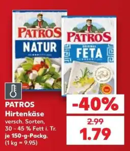 Kaufland PATROS Hirtenkäse Angebot