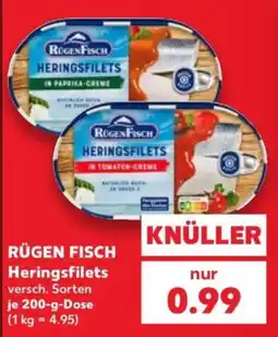 Kaufland RÜGEN FISCH Heringsfilets Angebot
