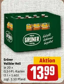 nahkauf Grüner Vollbier Hell Angebot