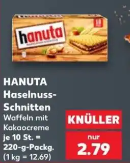 Kaufland HANUTA Haselnuss-Schnitten Angebot