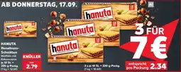 Kaufland HANUTA Haselnuss-Schnitten Angebot