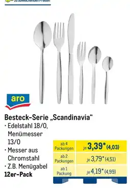 METRO Besteck-Serie „Scandinavia“ aro Angebot