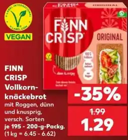 Kaufland FINN CRISP Vollkorn-knäckebrot Angebot