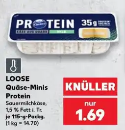 Kaufland LOOSE Quäse-Minis Protein Angebot