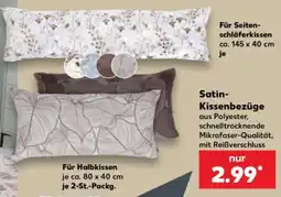 Kaufland Satin-Kissenbezüge Angebot
