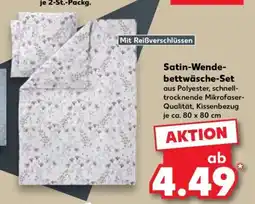 Kaufland Satin-Wende-bettwäsche-Set Angebot