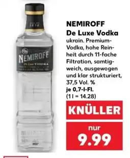 Kaufland NEMIROFF De Luxe Vodka Angebot