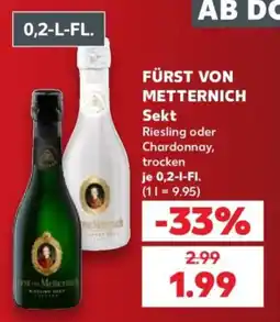 Kaufland FÜRST VON METTERNICH Sekt Angebot