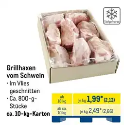 METRO Grillhaxen vom Schwein Angebot