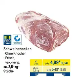 METRO Schweinenacken Angebot