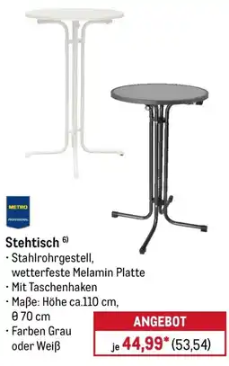 METRO Stehtisch 6) METRO PROFESSIONAL Angebot