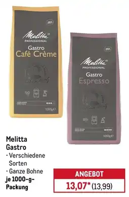 METRO Melitta Gastro Angebot