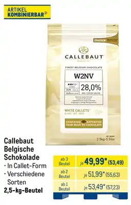 METRO Callebaut Belgische Schokolade Angebot