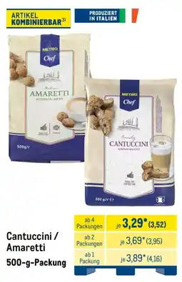 METRO Metro Chef Cantuccini / Amaretti Angebot