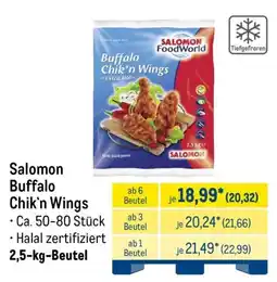 METRO Salomon Buffalo Chik'n Wings Angebot