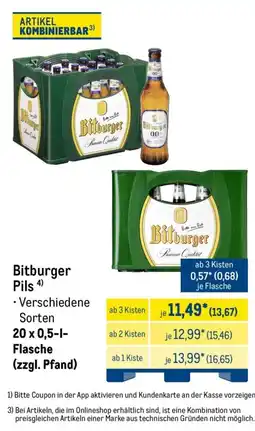 METRO Bitburger Pils Angebot
