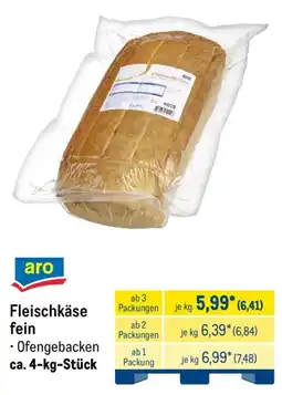 METRO aro Fleischkäse fein Angebot