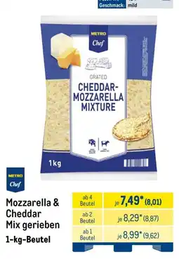 METRO METRO Chef Mozzarella & Cheddar Mix gerieben Angebot