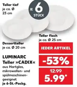 Kaufland LUMINARC Teller »CADIX« Angebot