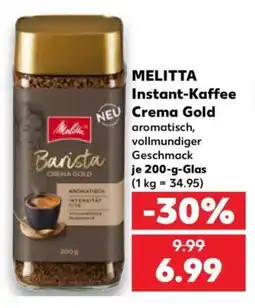 Kaufland MELITTA Instant-Kaffee Crema Gold Angebot