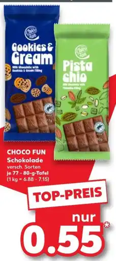 Kaufland CHOCO FUN Schokolade Angebot