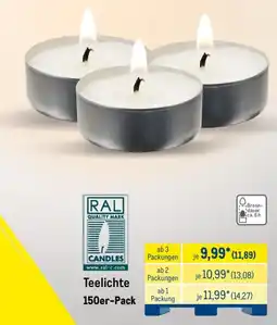 METRO Teelichte RAL CANDLES Angebot