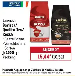 METRO Lavazza Barista/Qualita Oro/Rossa Angebot