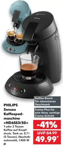 Kaufland PHILIPS Senseo Kaffeepadmaschine Angebot