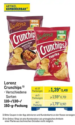METRO Lorenz Crunchips Angebot