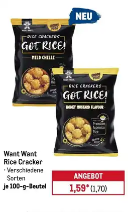 METRO Want Want Rice Cracker Angebot