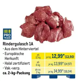 METRO PRO TRACE Rindergulasch 1A Angebot