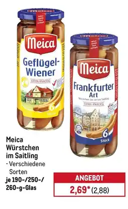 METRO Meica Würstchen im Saitling Angebot
