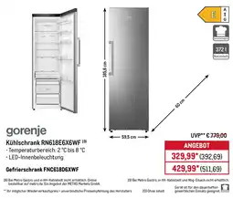 METRO gorenje Kühlschrank RN618E6X6WF Angebot