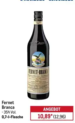 METRO Fernet Branca Angebot