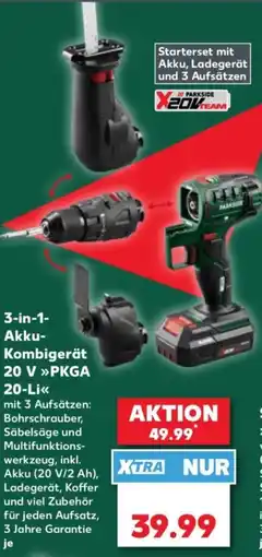 Kaufland 3-in-1-Akku-Kombigerät 20 V »PKGA 20-Li« Angebot