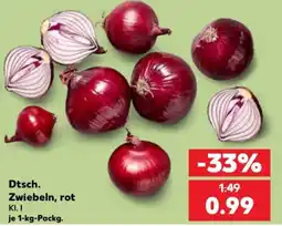 Kaufland Dtsch. Zwiebeln, rot Angebot