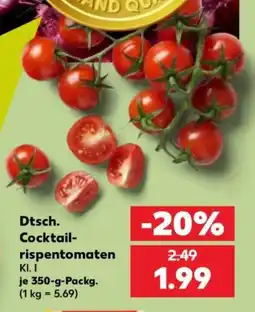 Kaufland Dtsch. Cocktail-rispentomaten Angebot