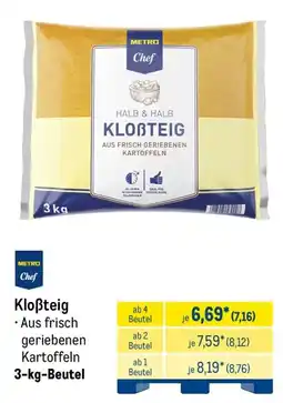 METRO METRO Chef Kloßteig Angebot