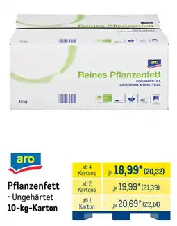 METRO aro Pflanzenfett Angebot