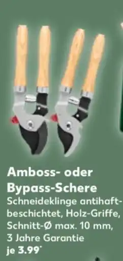 Kaufland Amboss- oder Bypass-Schere Angebot