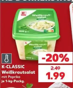 Kaufland K-CLASSIC Weißkrautsalat Angebot