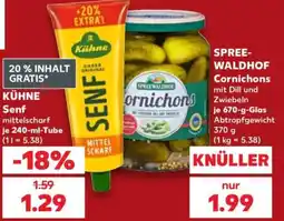 Kaufland KÜHNE Senf Angebot