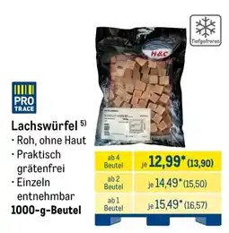 METRO Lachswürfel H&C Angebot