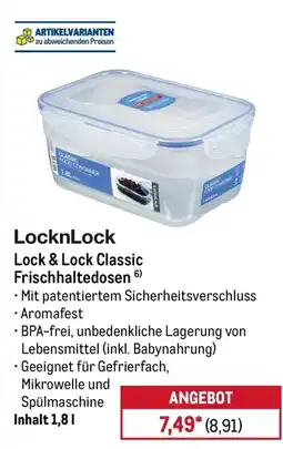 METRO LocknLock Lock & Lock Classic Frischhaltedosen Angebot