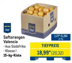 METRO Saftorangen Valencia Angebot