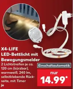 Kaufland X4-LIFE LED-Bettlicht mit Bewegungsmelder Angebot