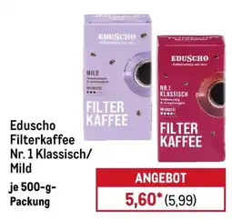 METRO Eduscho Filterkaffee Angebot